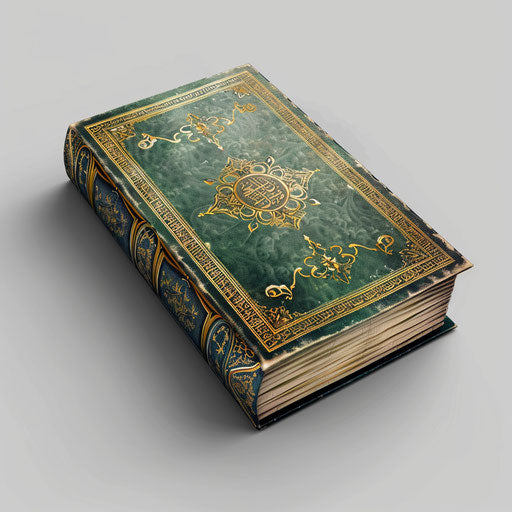 Vivid and smooth Quran clipart on plain white background