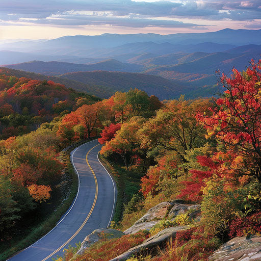 Scenic Appalachian Drive with Breathtaking Views