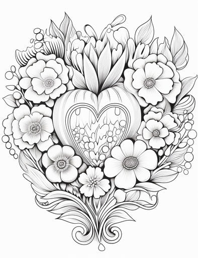 Easter decoration coloring page, Canon F-1 style