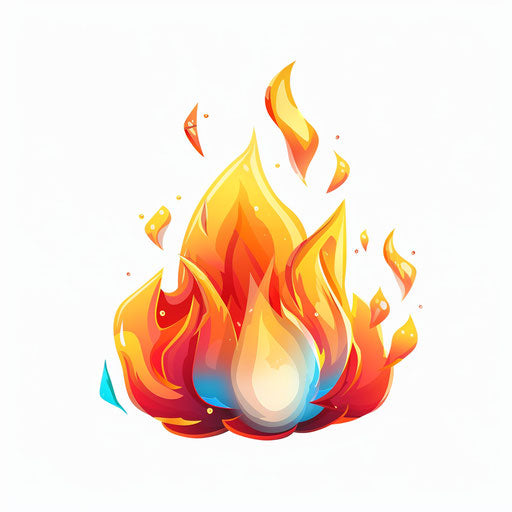 Energetic fire of degenerate iconography