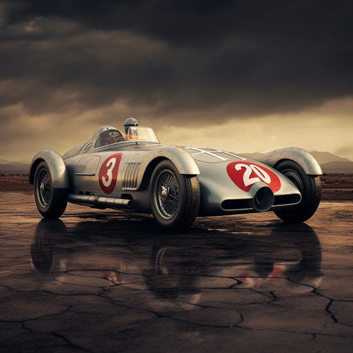 Classic Mercedes Benz racecar