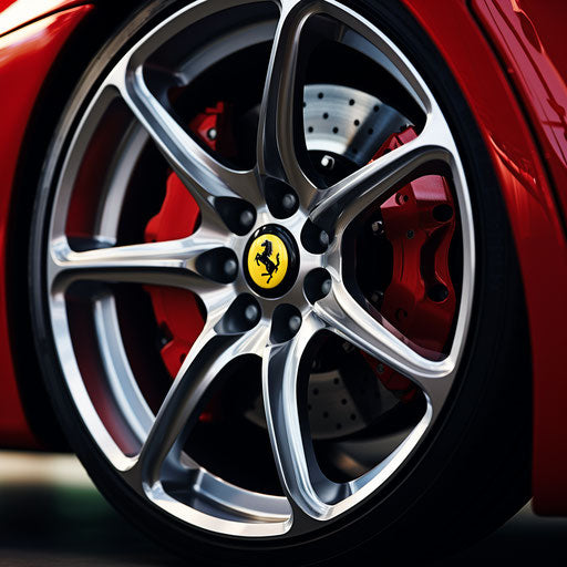 Classic modern alloy wheels of LaFerrari