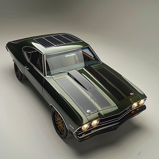 1969 Chevrolet Chevelle SS electric with solar panels