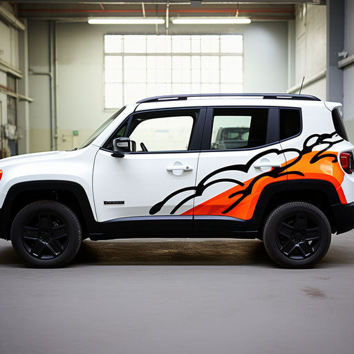 Custom decals for Jeep Renegade classic