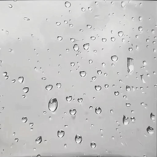 The beauty of rain on a window in a water tattoo concept