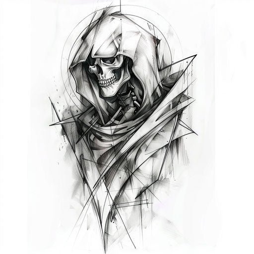 Reaper Tattoo Design Masterpiece