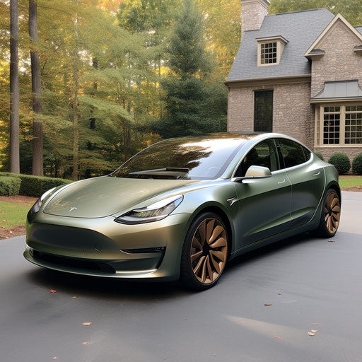 Luxury Tesla Model 3 with high-end finishes