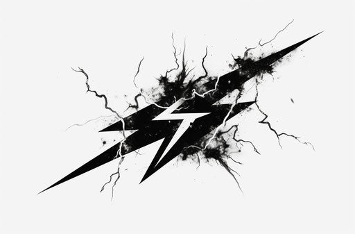 Thunder lightning, skate lightning symbol R Esa, HD PNG download