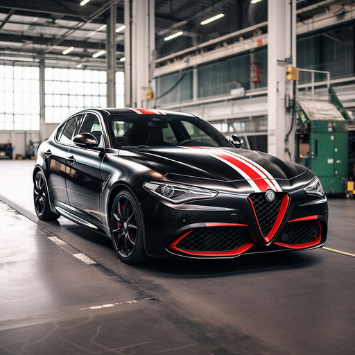 Classic Racing Stripes Alfa Romeo Giulia Quadrifoglio