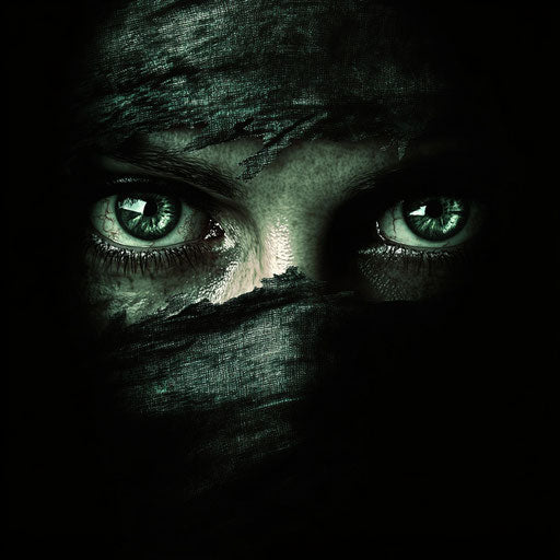 Realistic Illustration of Creepy Eyes