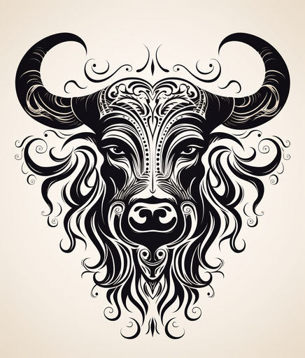 Taurus Tattoo Design Set