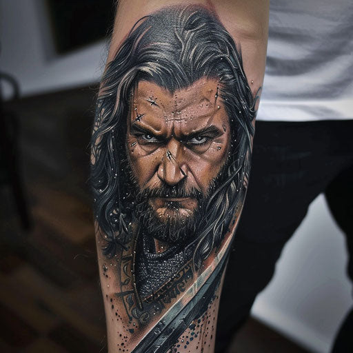 Brother tattoos in medieval fantasy, Peter Jackson style