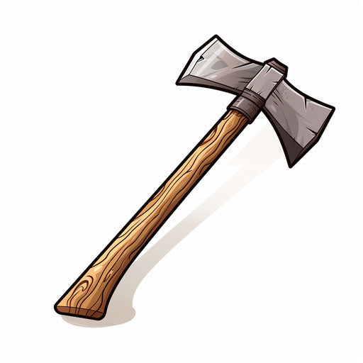 Minimalist hair clip on white background