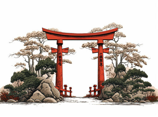 Artistic Temple Tattoo Sketches