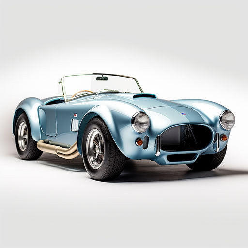 Seafoam Blue AC Shelby Cobra Car