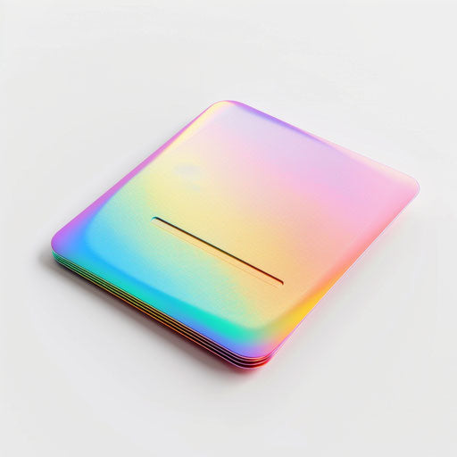 Realistic card clipart on flat white background, bright colors