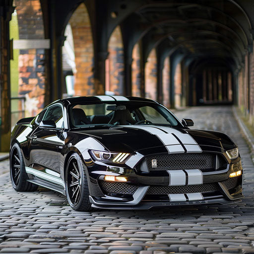 Classic luxury variant of Ford Mustang GT Shelby with high-end finishes