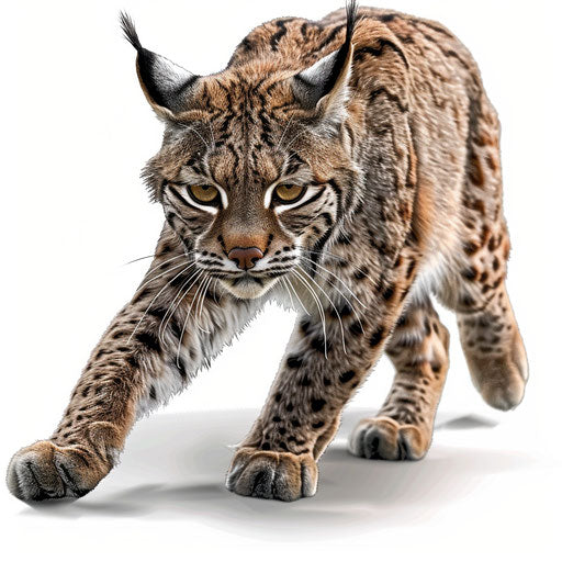Wildcat clipart in photo realistic style