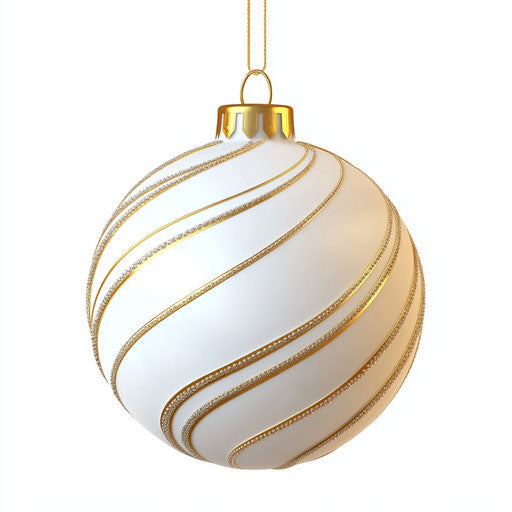 3D holidays with realistic photo white background