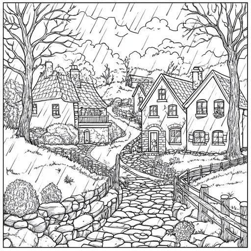 Fun Rainy Day Coloring Pages Coloring Pages