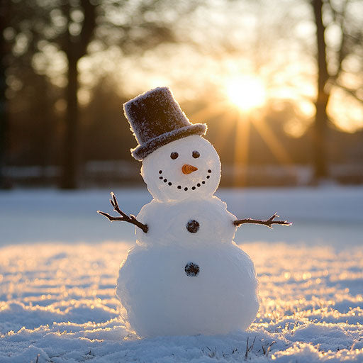 Frosty the Snowman at Sunrise