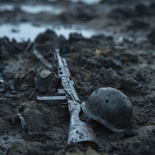 Tribute to fallen comrade