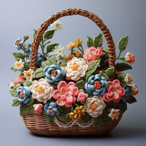 Stylish flower basket fujifilm natura 1600 style