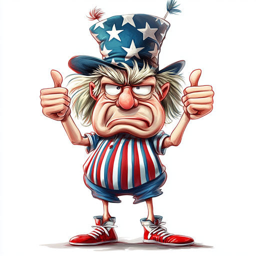 Comprehensive 4th Of July Caricature Clipart Package for Artists