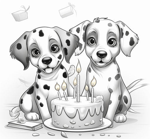 Happy birthday coloring pages for kindergarten