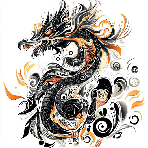 Tribal Dragon Tattoo Tattoo Blueprint Pack