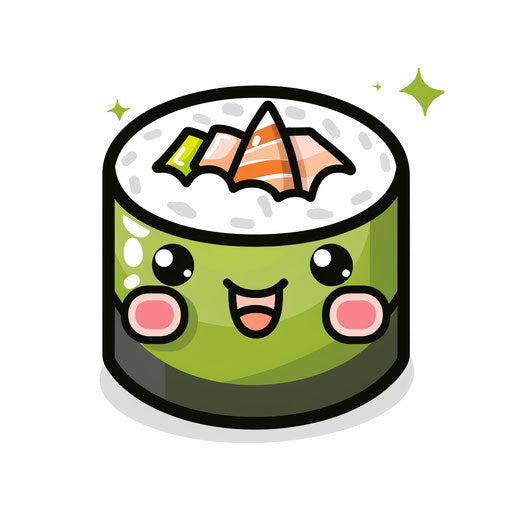 Delicious cute sushi roll
