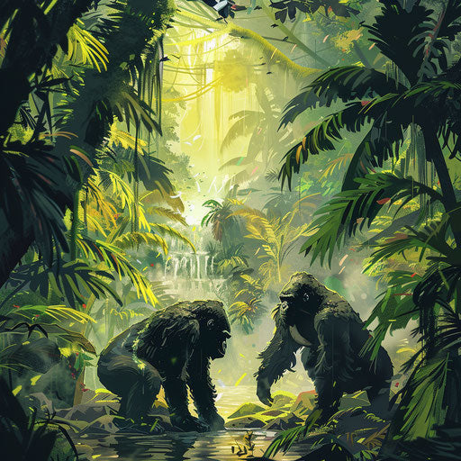 Gorillas as guardians of hidden paradise