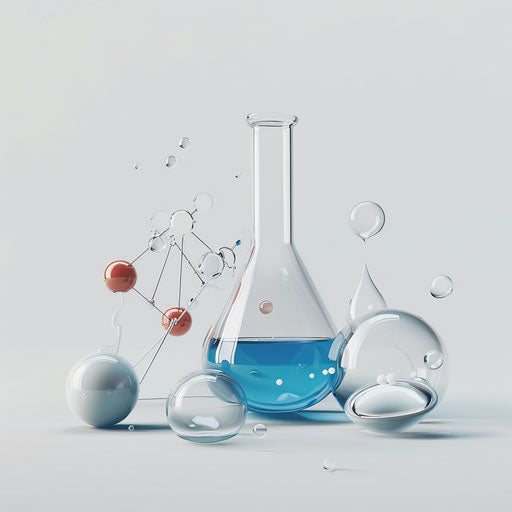 Realistic science clipart in photo on flat white background