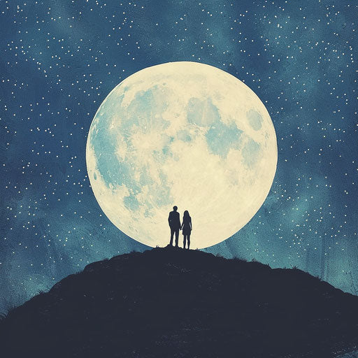 Love under the shining moon