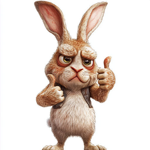 Comprehensive Bunny Caricature Clipart Collection for Publishers