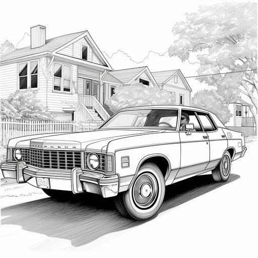 Free printable police car coloring pages, gritty urban realism