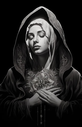 Dutch realism wiccan sketch, street art 81:125