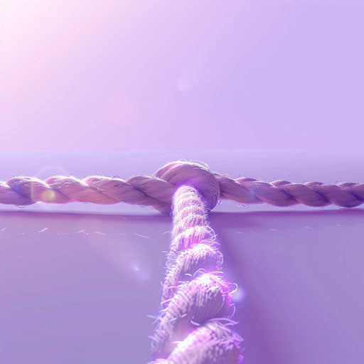 Flat background in soft lavender, tug of war clipart with a realistic photo touch, highlighted by a shimmering gloss and precise details