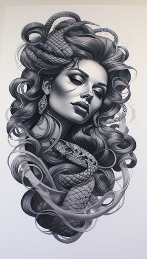 Monochromatic serenity with cobra wiccan