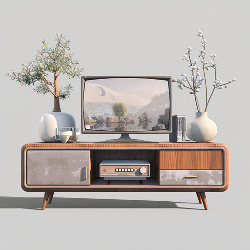 Photo realistic tv clipart with flat white background