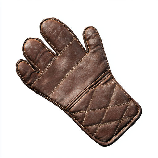 Photo realistic clipart of an Oven Mitt, isolated