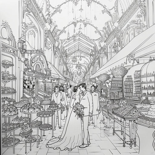 Unleash Creativity with Wedding Coloring Pages