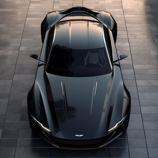 Top view of an aston martin dv5