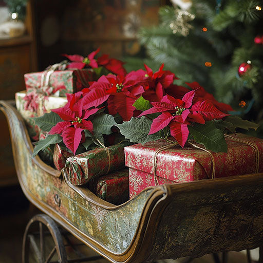 Creative Poinsettias Festive Graphic