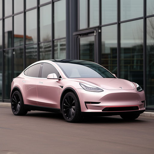 Model Y Tesla Light pink metallic