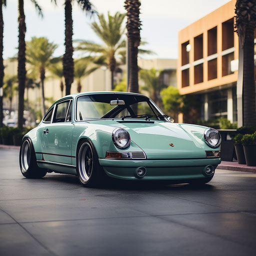 Classic Seafoam Green Porsche 911 Carrera