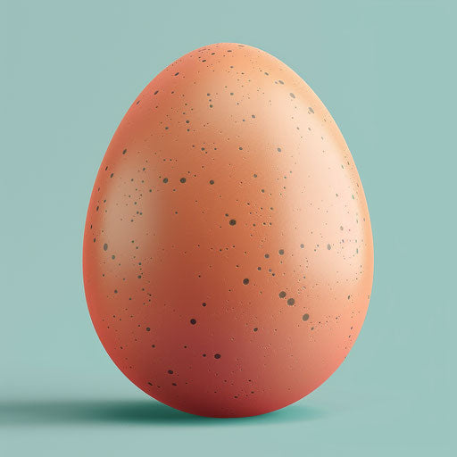 Egg clipart with blue background and light texture
