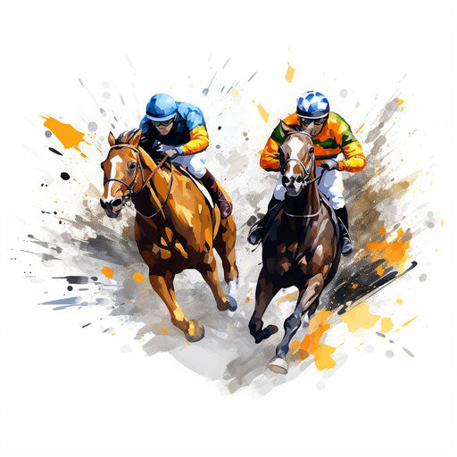 Competition Clipart in Oil Painting Style