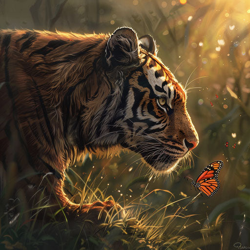 Wild encounter in the sun