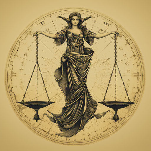 Balance between Venus symbol and sun